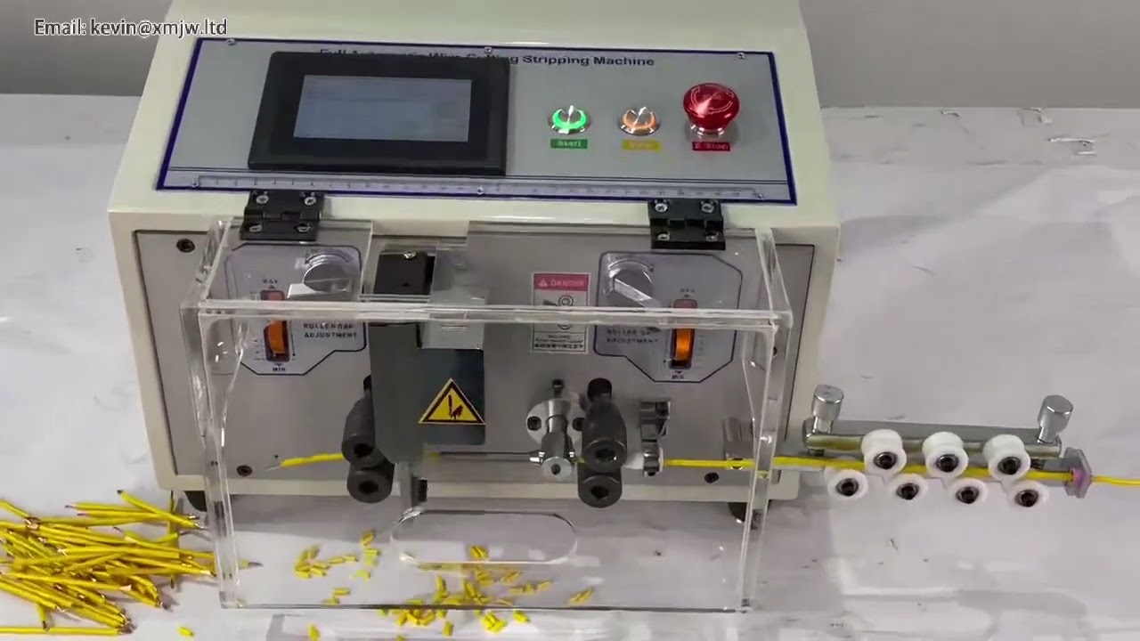 SWT-508-SD-S Touch Screen 0.1-4.5mm² Automatic Wire Stripping Peeling Cutting Machine 220V