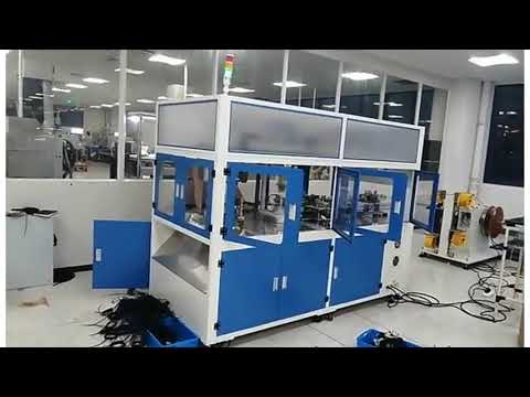 Automatic Electric Cable Cutting, Winding, and Twist Tie Coiling Machine