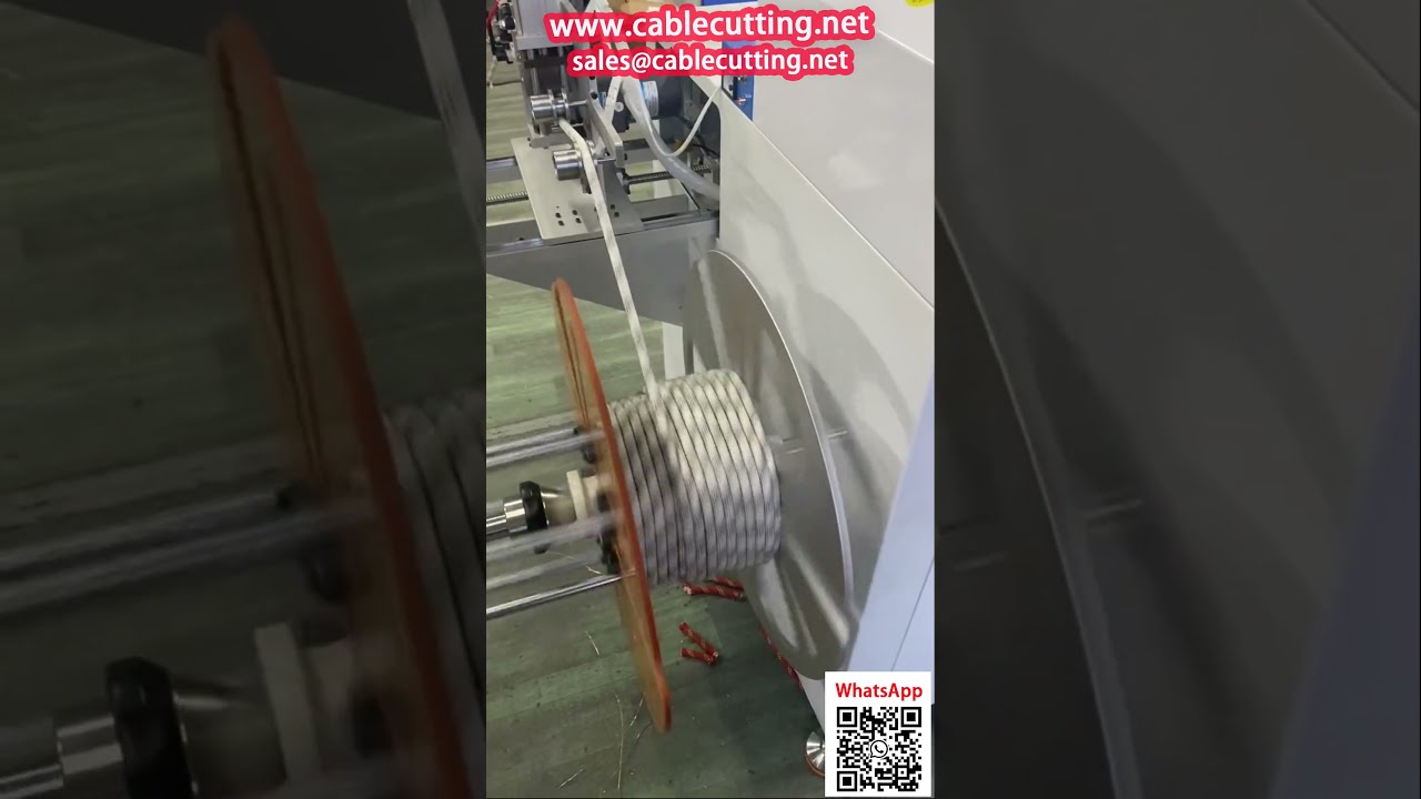 Safety Rope Winding Machine with Counter and Automatic Thermal Cutter