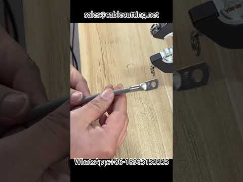 Pneumatic Crimping Pliers 120-L for B-Shape Copper Cable Lugs