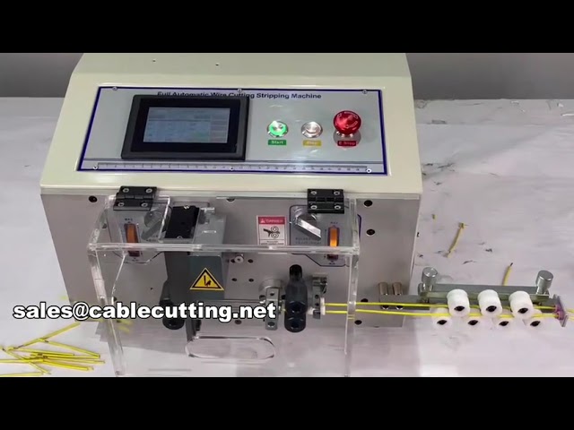 Touch Screen Automatic Cable Wire Cutting Stripping Machine for 0.1-6mm² WPM-SDBS