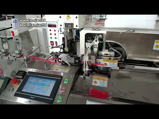 Automatic AWG-32-16 Wire Stripping, Crimping, and Dipping Machine for 5 Wires | 110V/220V