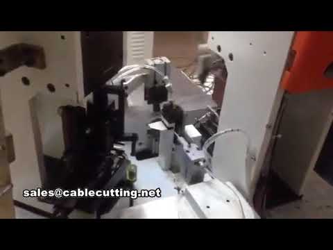 New automatic double headed terminal crimping machine 32 # wire