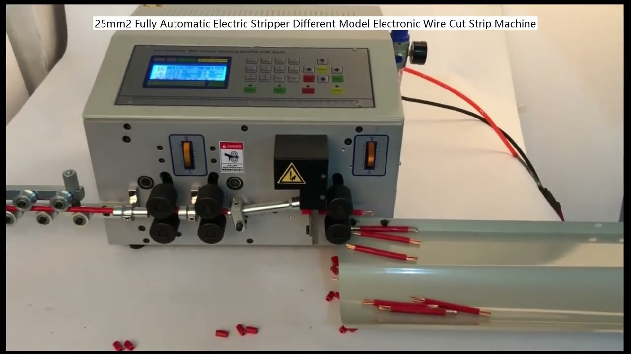 Fully Automatic Electric Wire Stripper and Cutter for 25mm² Cables, Multiple Models