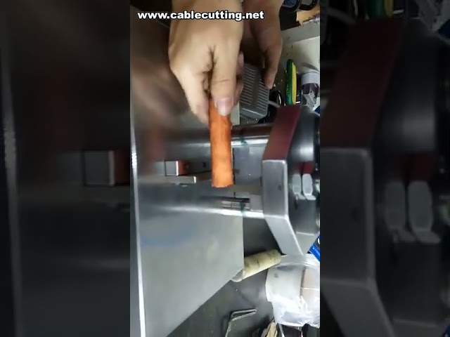 Pneumatic Cable Cutting Machine for USB Cables | Automated Wire Stripping