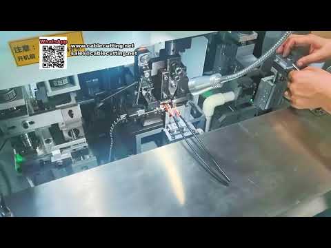 Automated Jacketed Wire Terminal Crimping and Housing Insertion Machine System - Video