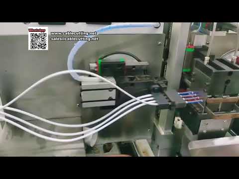 Fully Automatic Double Head Wire Soldering Tinning Machine for Jacketed Cables - Video