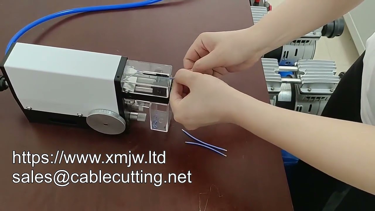 Portable Mini High Precision Pneumatic Wire Stripping Machine for Round Wire