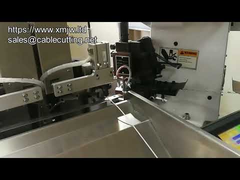 Full Automatic Horizontal Cable Electric Wire Cutting Stripping Terminal Crimping Machine