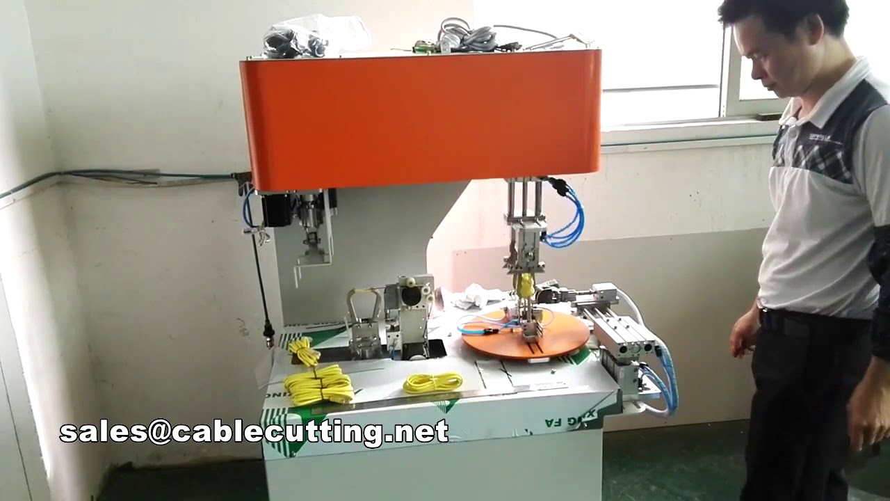 Automatic Cable Coiling and Tying machine