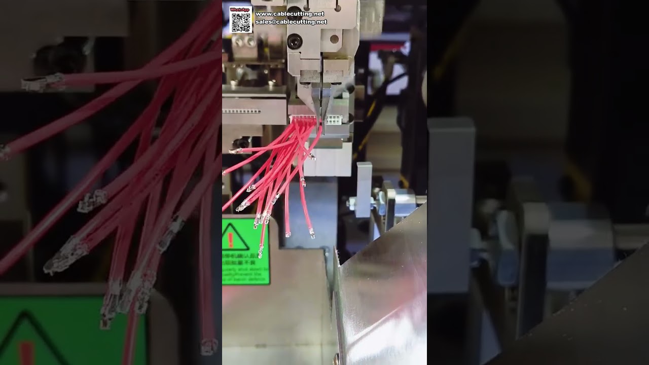 Intelligent Fully Automatic Housing Insertion Machine for Wire Harness Processing