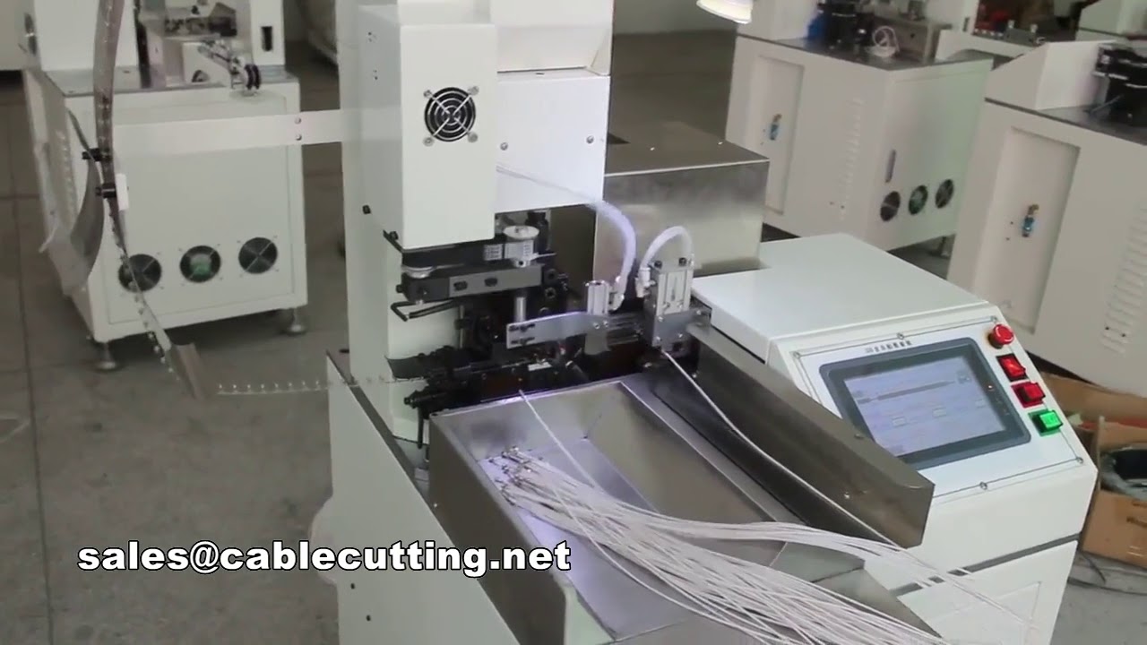 Fully Automatic wire cut strip terminal crimping machine