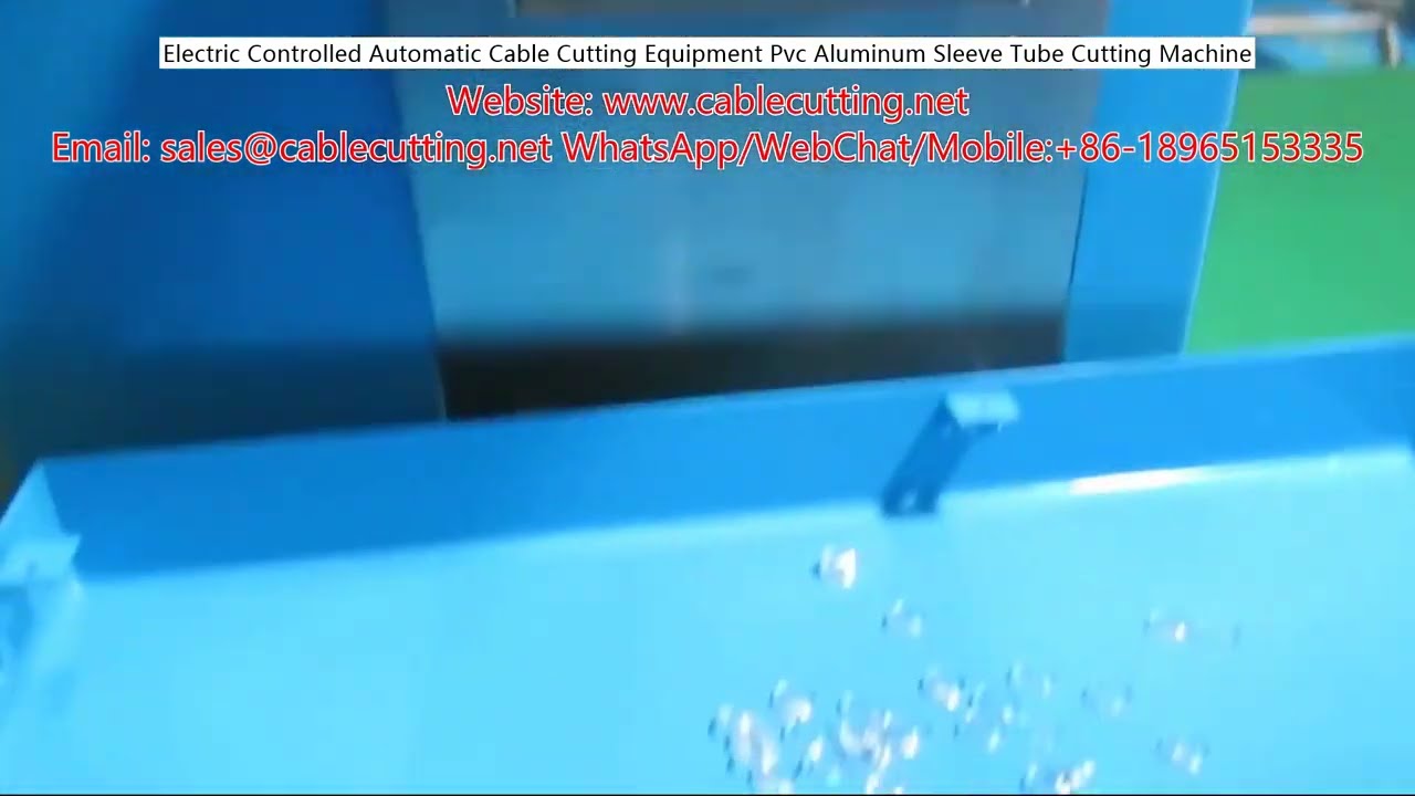 Electric Controlled Automatic Cable Cutting Machine for PVC and Aluminum Sleeve Tubes