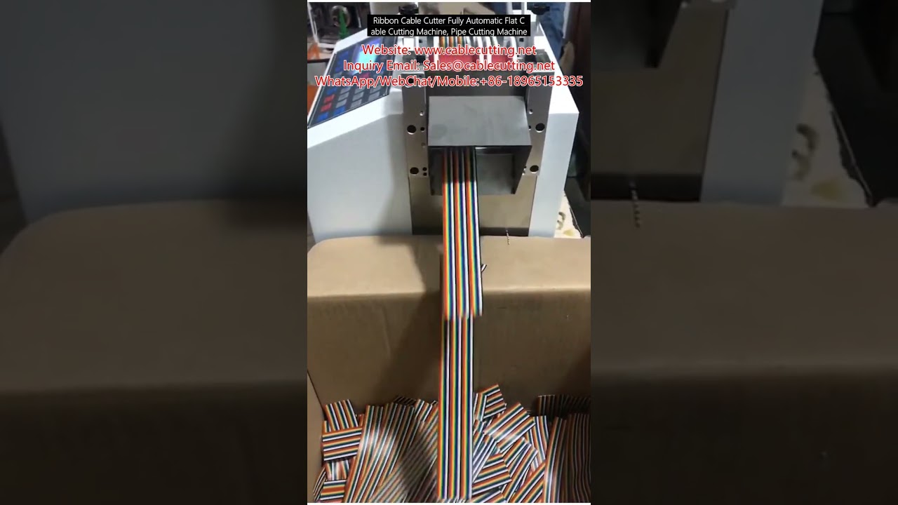 Fully Automatic Ribbon Cable Cutter and Flat Cable Cutting Machine