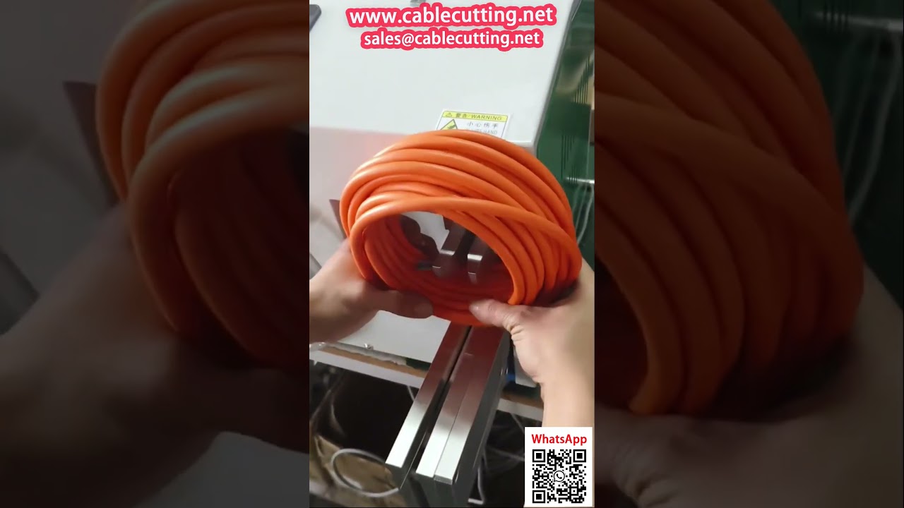 Automatic Coiling and Tying Machine for Sheathed Power Cords