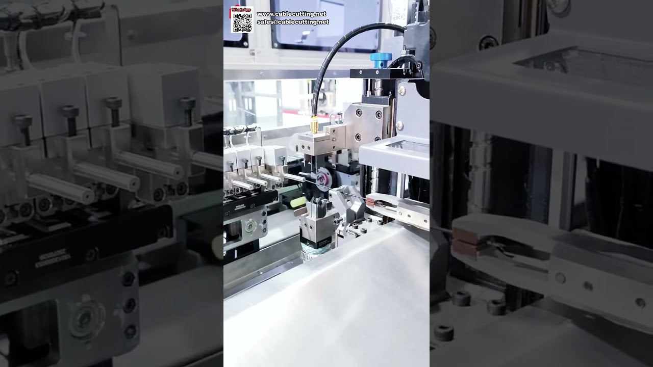 Fully Automatic Terminal Crimping and Connector Housing Insertion All in One Machine