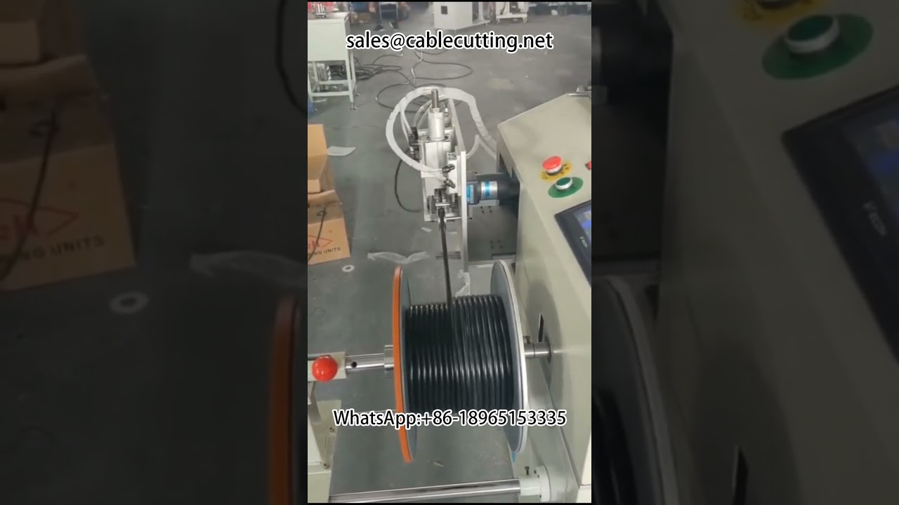 Wire and Cable Meter Counting, Positioning, Cutting, and Winding Integrated Machine