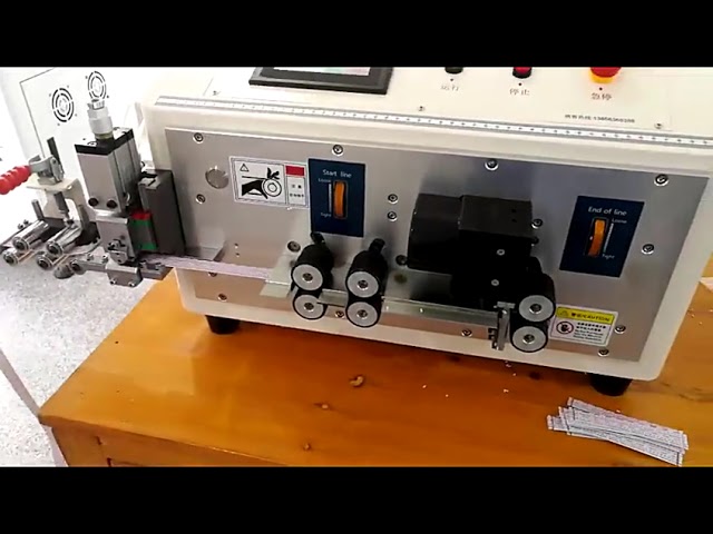 Hot Selling Automatic Computer Flat Ribbon Cable Dividing & Stripping Machine 2-40 Pin