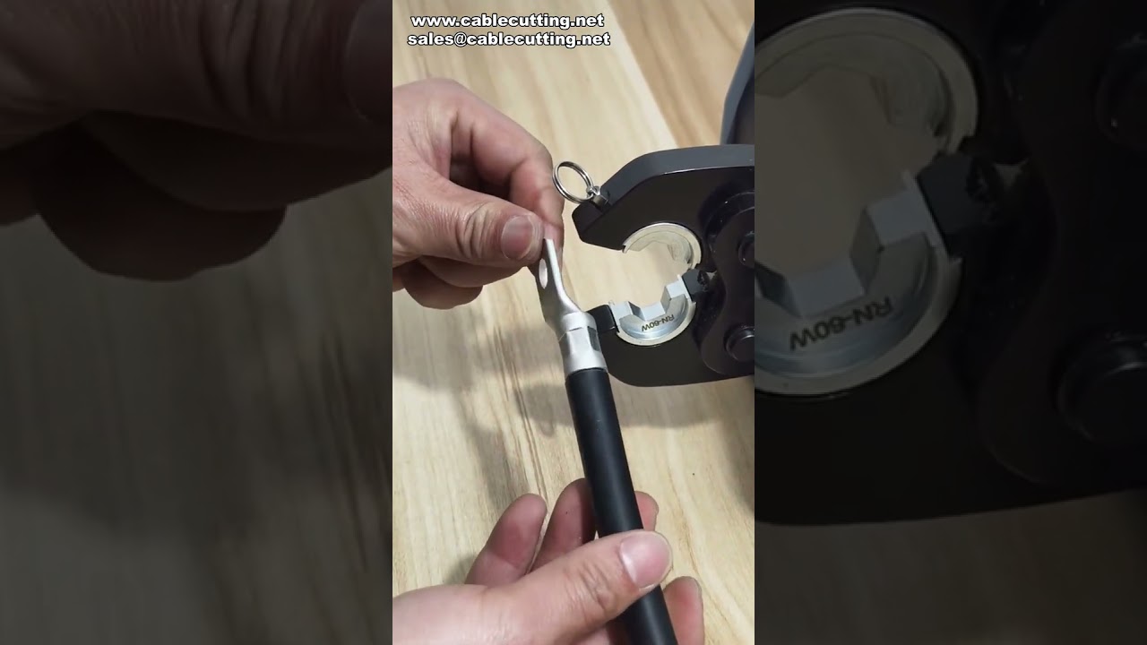 Pneumatic Terminal Crimping Machine for Multiple Copper Lug Sizes