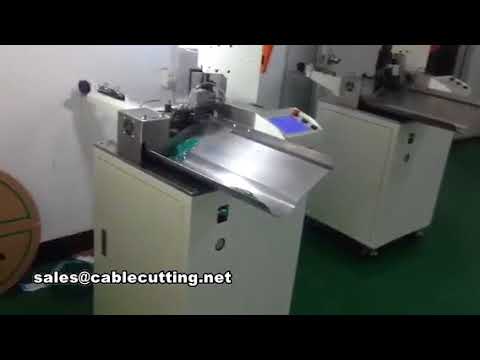 Single head twist wire terminal crimping machine video ultra short line