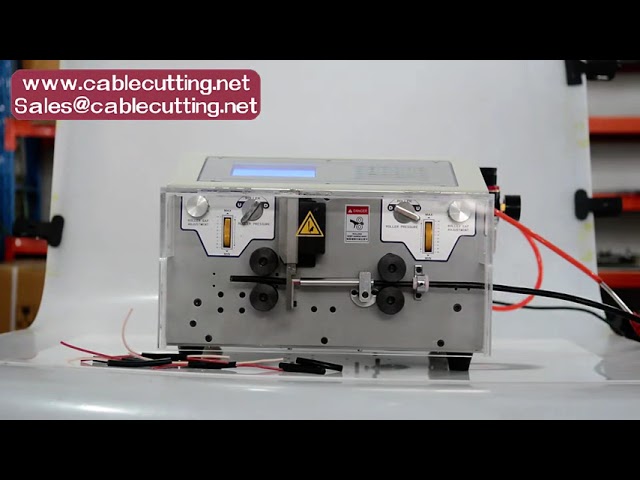 Automatic Multi-Wire Stripping and Cutting Machine | Big Cable Cutter and Stripper