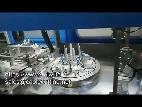 WPM 82 Full Automatic Hose Cutting Crimping And Winding Twist Tie Machine Electric Wire Harness New