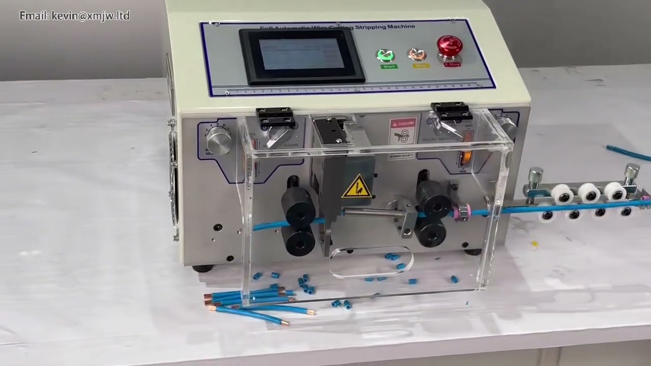 Touch Screen LCD Automatic Wire Stripping Peeling Twisting Machine 0 1 10mm2 SWT508 JE JE2 AWG8 AWG2