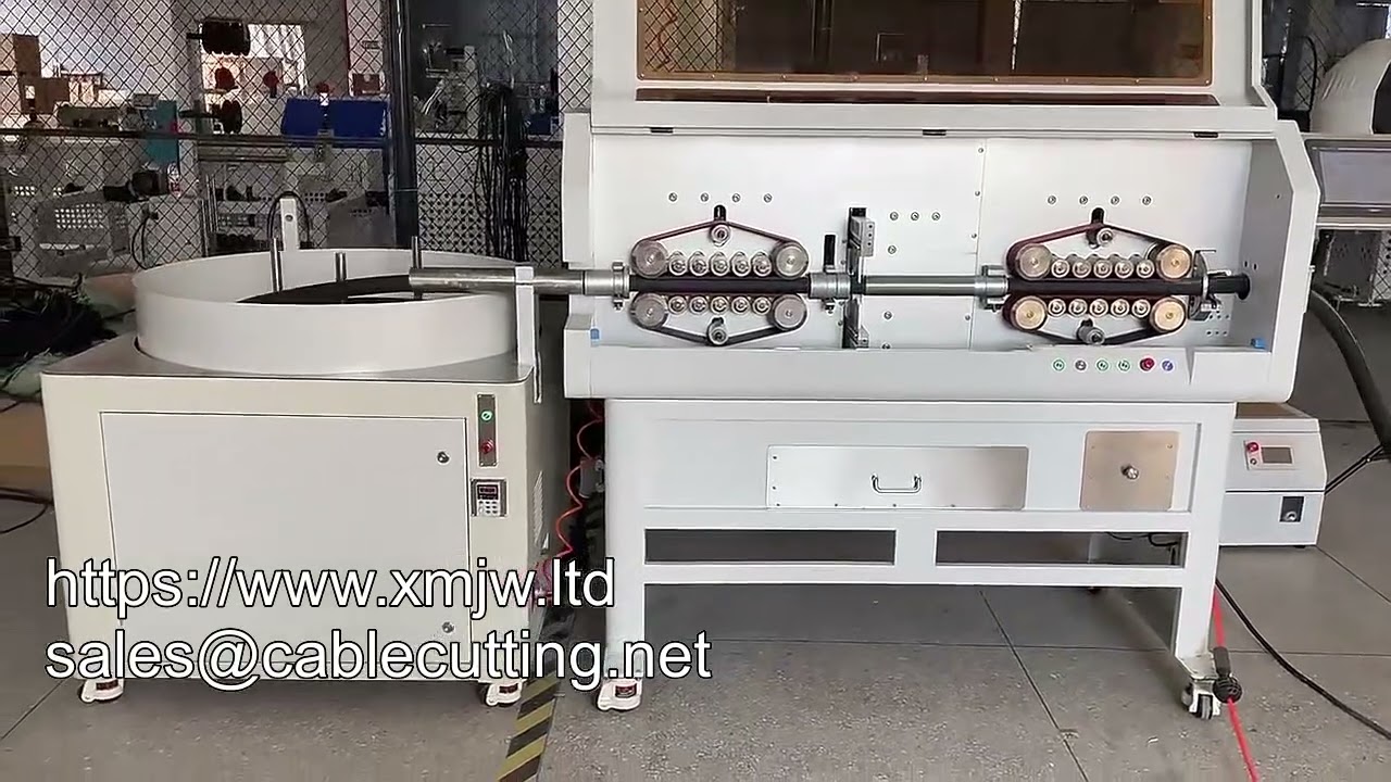 Automatic Big Cable Take Up Coil Machine Feeder For Cutting Stripping Machine 150mm2