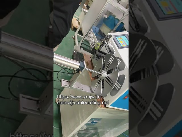 Cable Cutter With Meter Count Automatic Usb Data Wire Cutting Winding Binding Machine