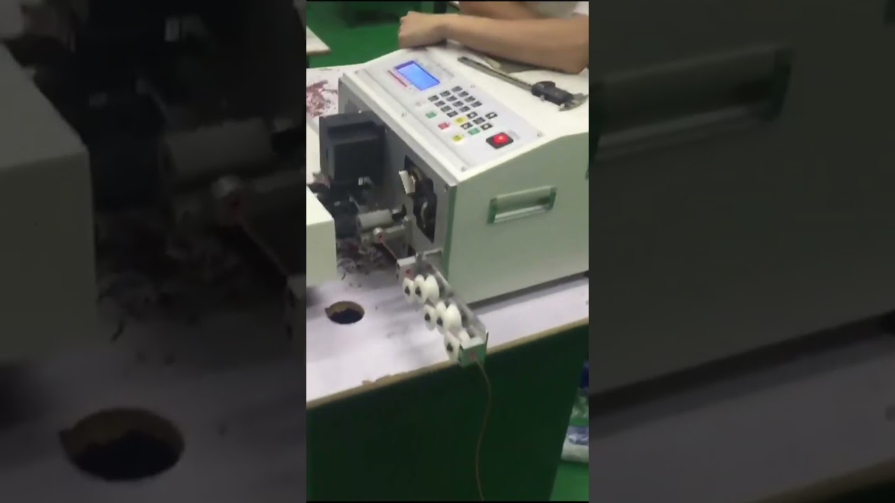 Automatic Computer Cable Wire Cutting Stripping And Twisting Machine