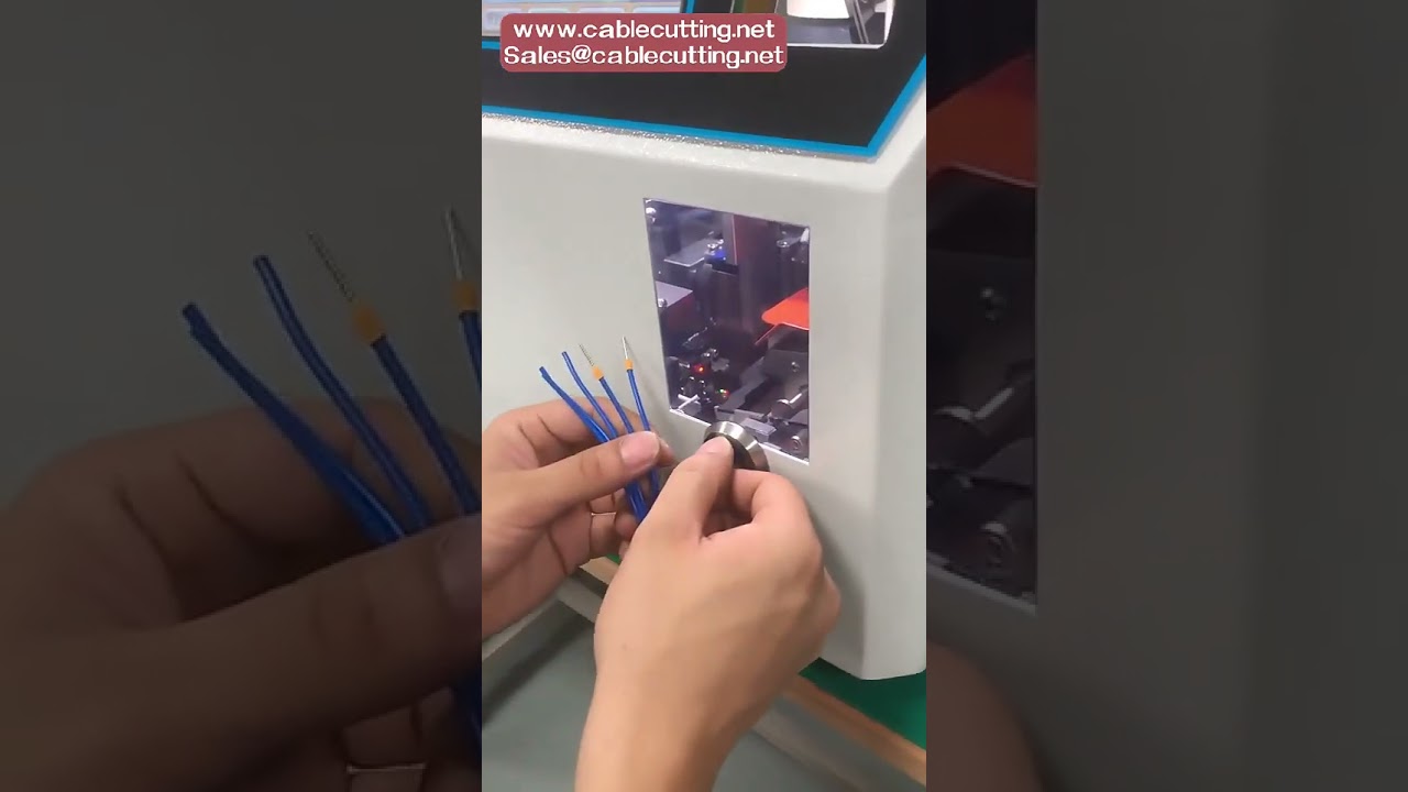 wire stripping crimping machine, for pre insulated terminal max 16mm2