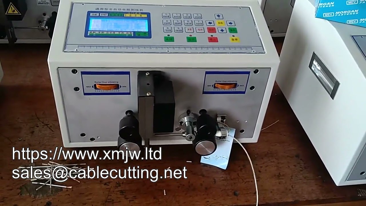 WPM 01 High Speed Multicore Computer Thin 1mm Pvc Copper Wire Stripping Cutting Machine