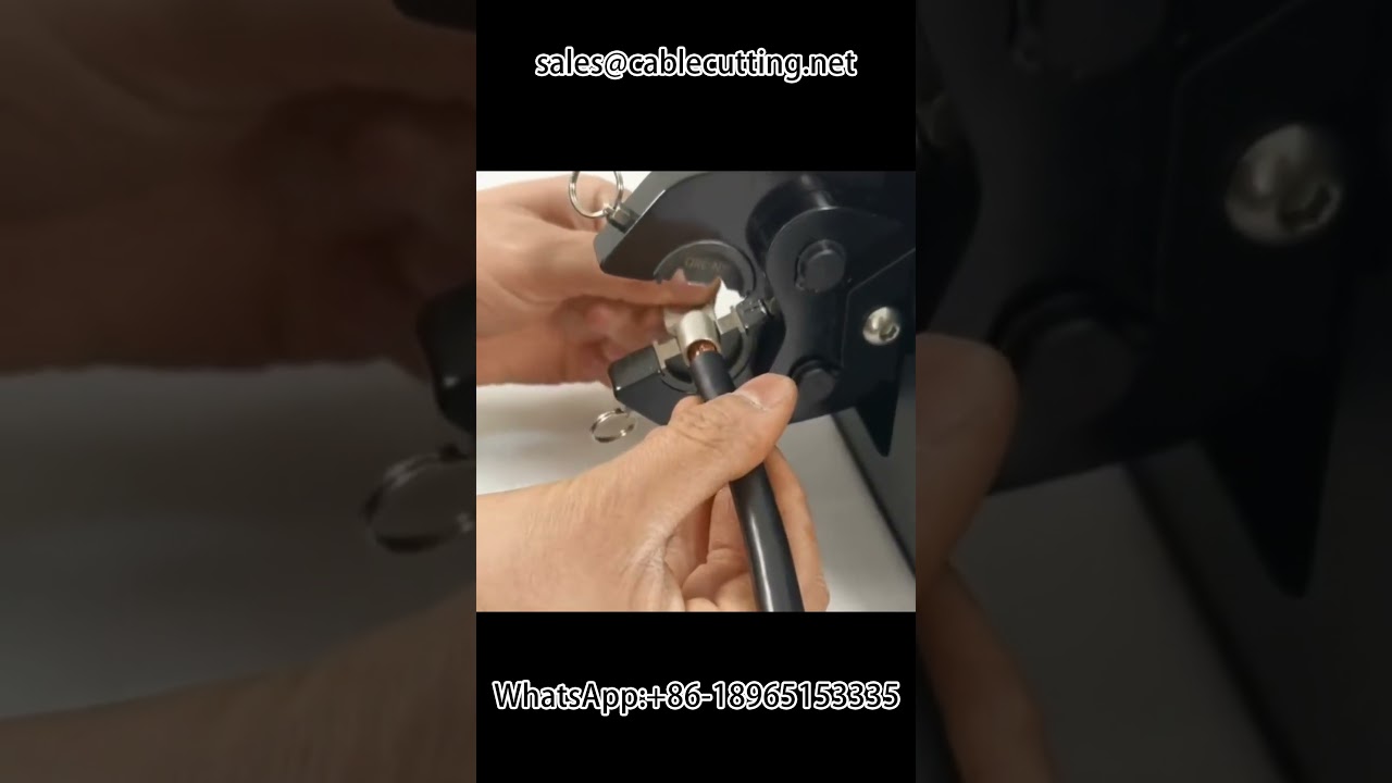 Pneumatic Crimping Pliers for Industrial Wire and Cable Processing