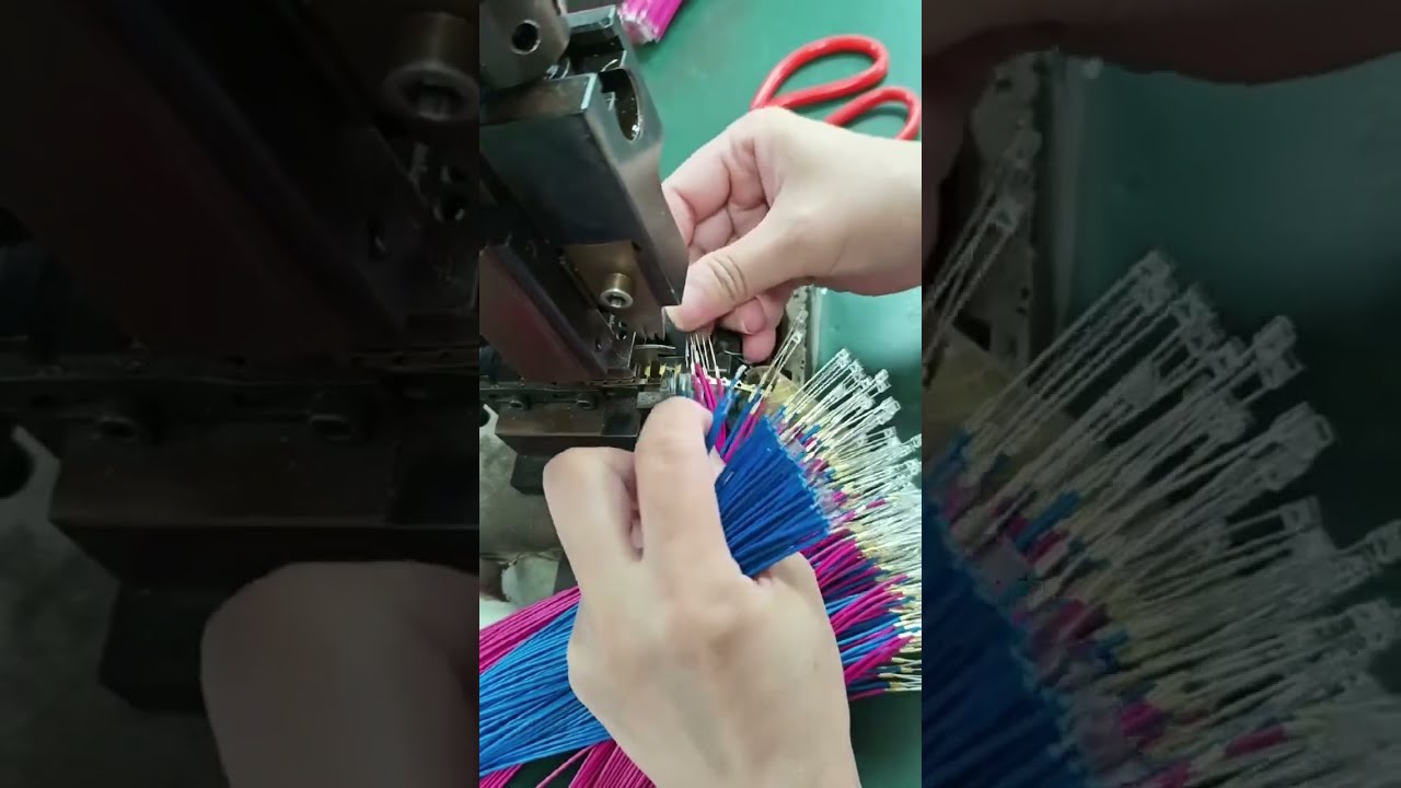 Wire and LED Diode Connection Equipment Name #machine #cablewirestrippingmachine #factory