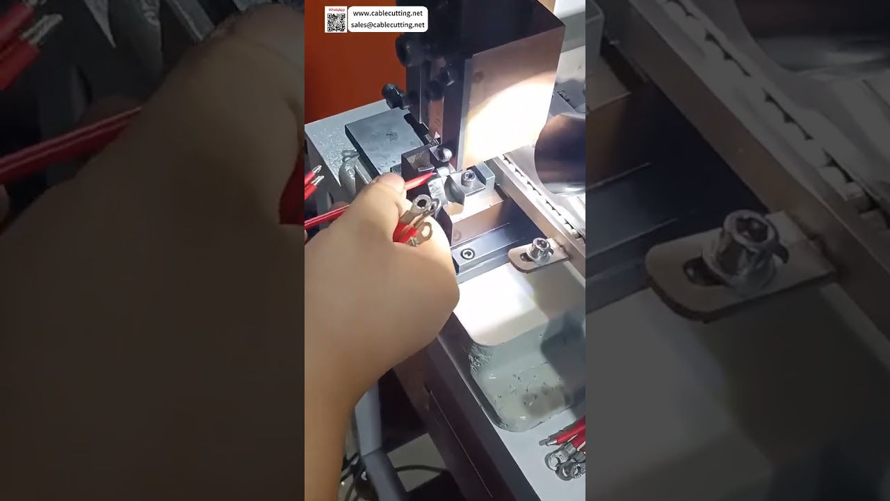 Vibratory Bowl Ground Ring Terminal Crimping Machine  Rapid Auto Feed Assembly Processing - Shorts