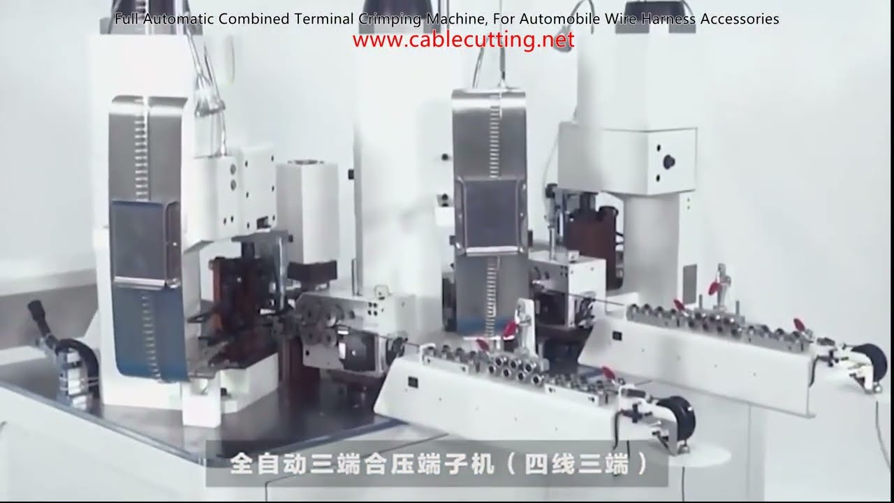 Full Automatic Combined Terminal Crimping Machine for Automotive Wire Harness Accessories