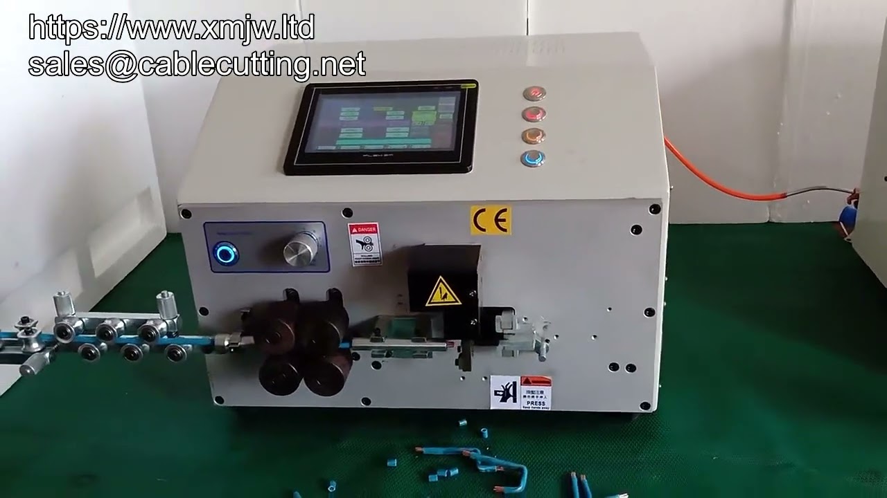 Automatic Both-End Wire Cutting Stripping and Z-Bending Machine with Thermal Line
