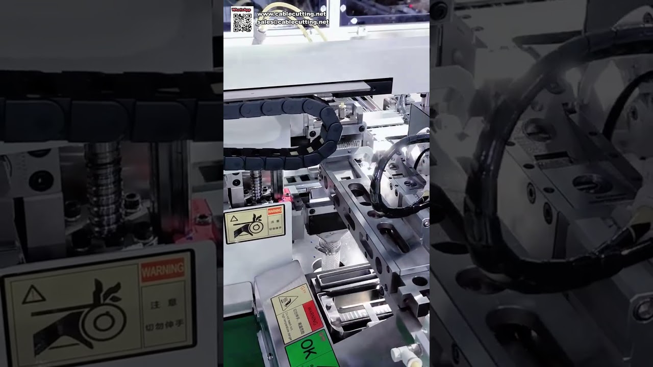 Fully Automatic Terminal Crimping Housing Insertion and Wire Tinning All in One Machine - Shorts