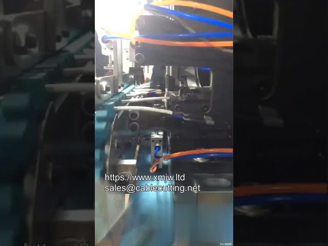 Automatic Tow Pin Plug Terminal Crimping Machine for Wire Harness