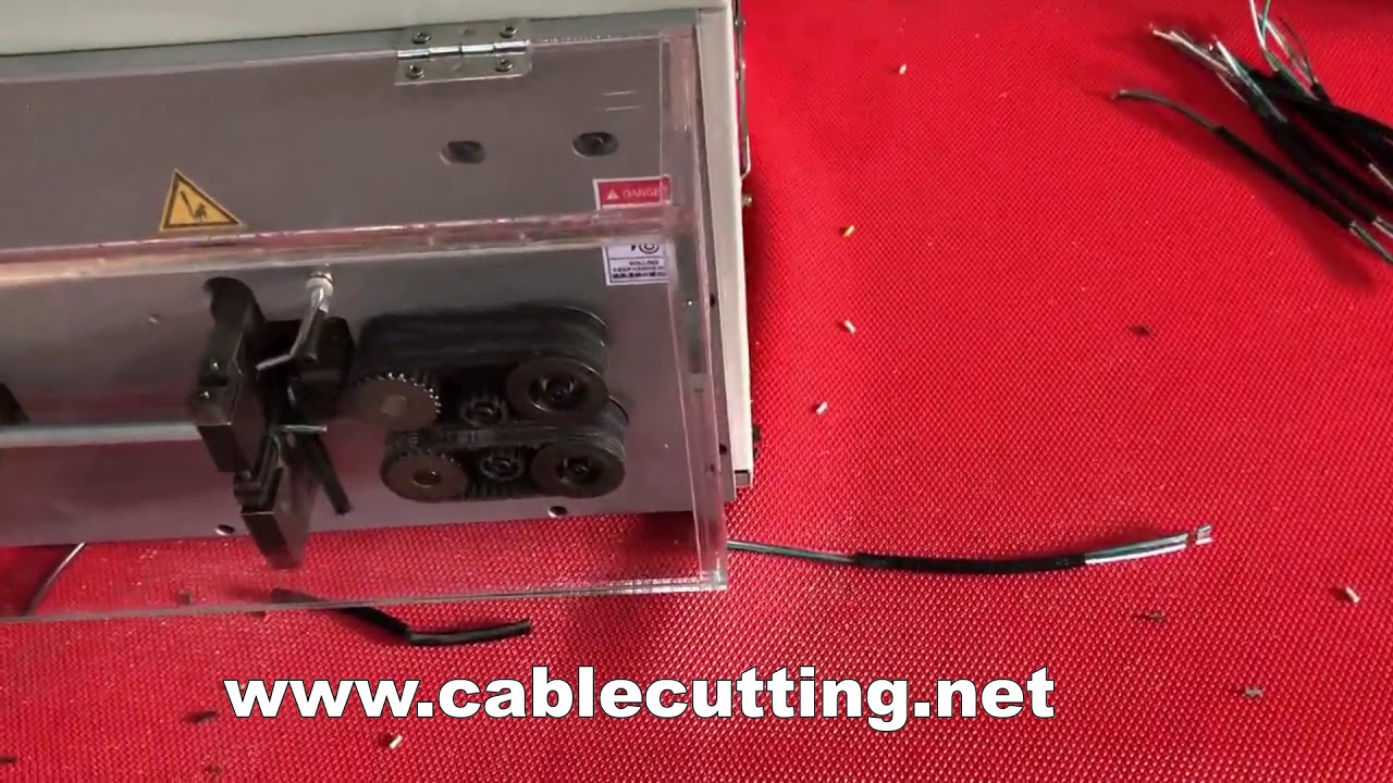 wire stripping cutting machine www.cablecutting.net