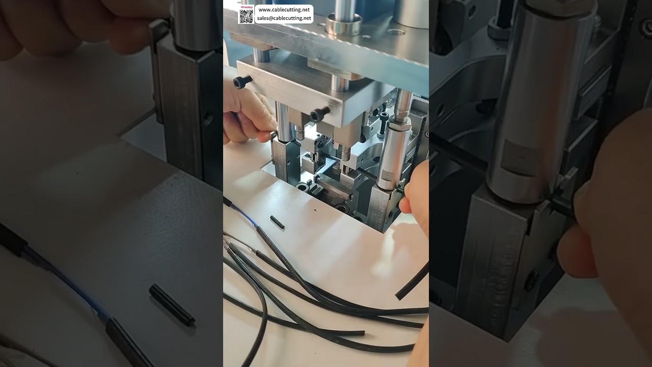 303 Switch Cable Mid Span Stripping Machine  High Efficiency Core Exposing Wire Processing - Shorts