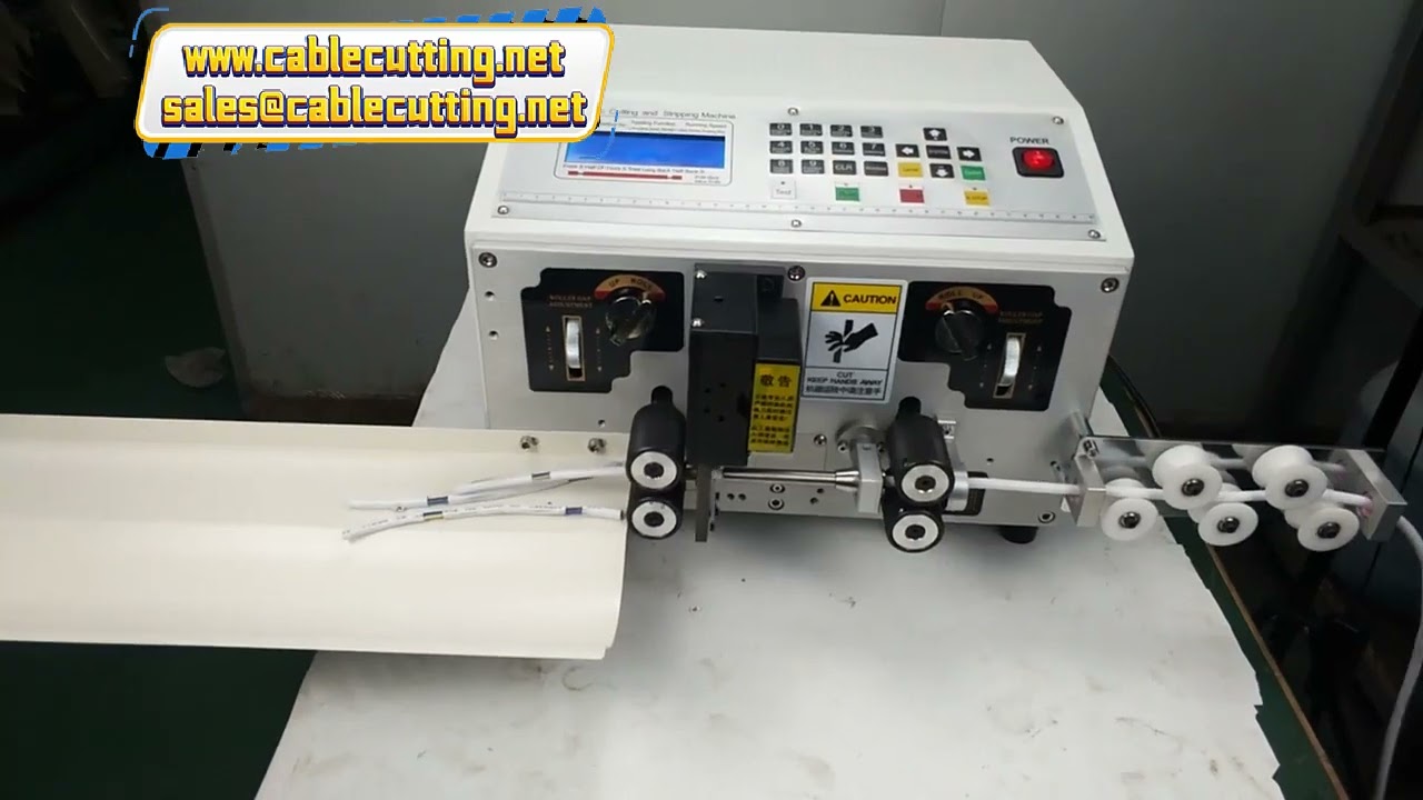 Multi core Sheathed Wire Cutting Stripping Machine Cable Stripping Machine for Wiring Harness 3x0 75