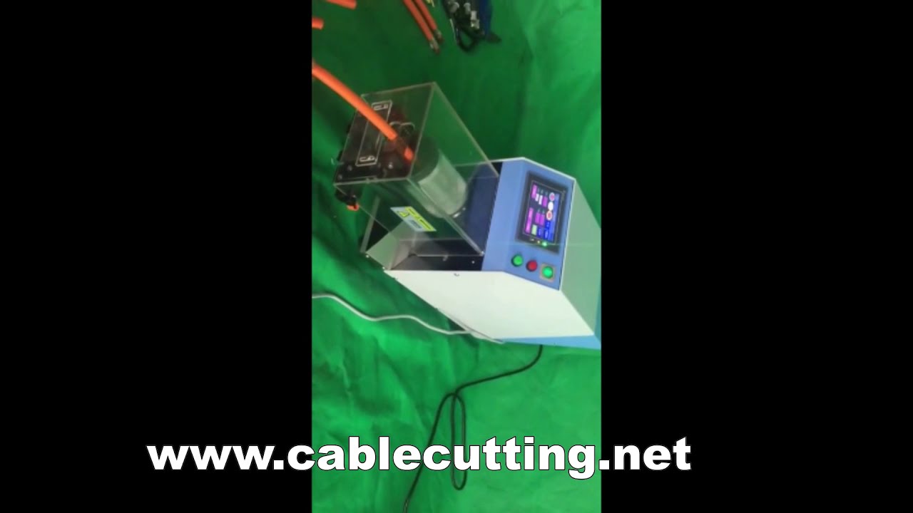 coaxial cable stripping machine