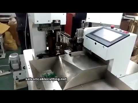 Fully Automatic Short Wires Double Head Terminal Crimping Machine