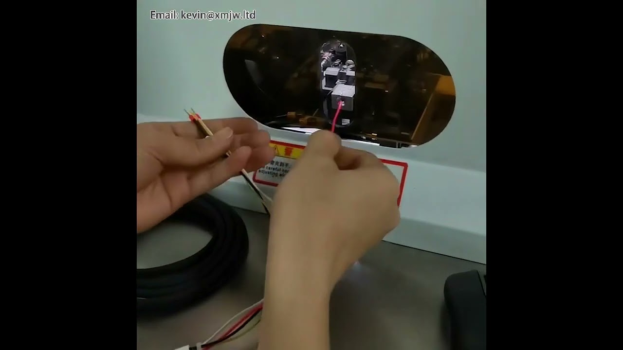 Multi-Core Wire Sheath Peeling, Twisting, Threading, Tube Printing, and Crimping Machine