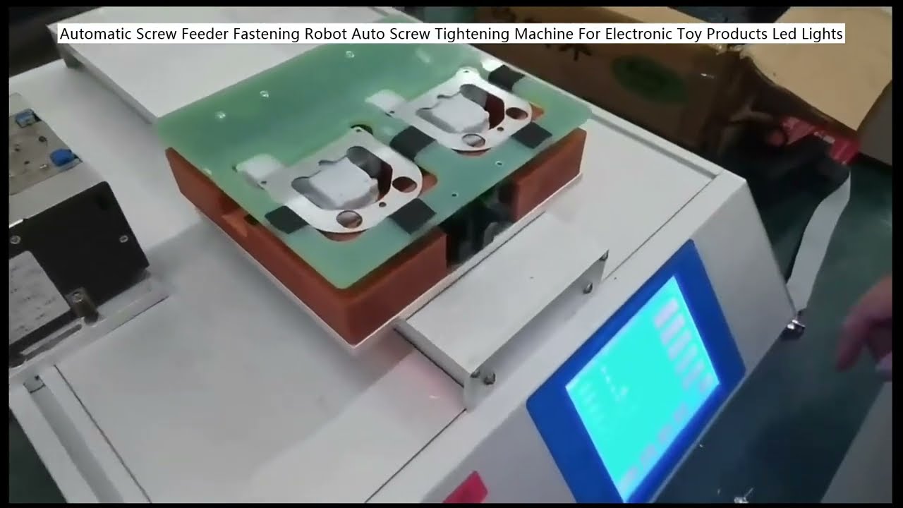 Automatic Screw Feeder Fastening Robot for Electronic Toy and LED Products