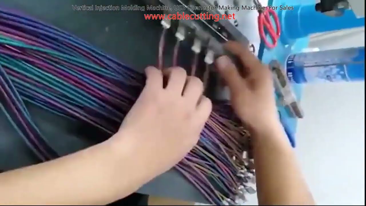 Vertical Injection Molding Machine for USB Connector Manufacturing