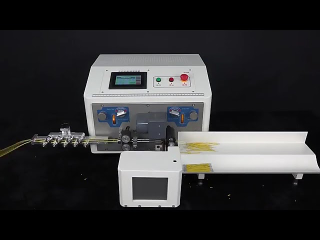 New 0.1-6mm² Cable Touch Screen Wire Stripping and Twisting Machine 806-N Double Wire Lines Automatic