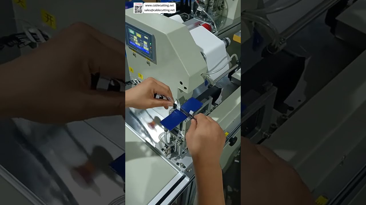 Servo Wire Folding Labeling Machine  High Precision Automated Label Feeding & Tagging - Shorts