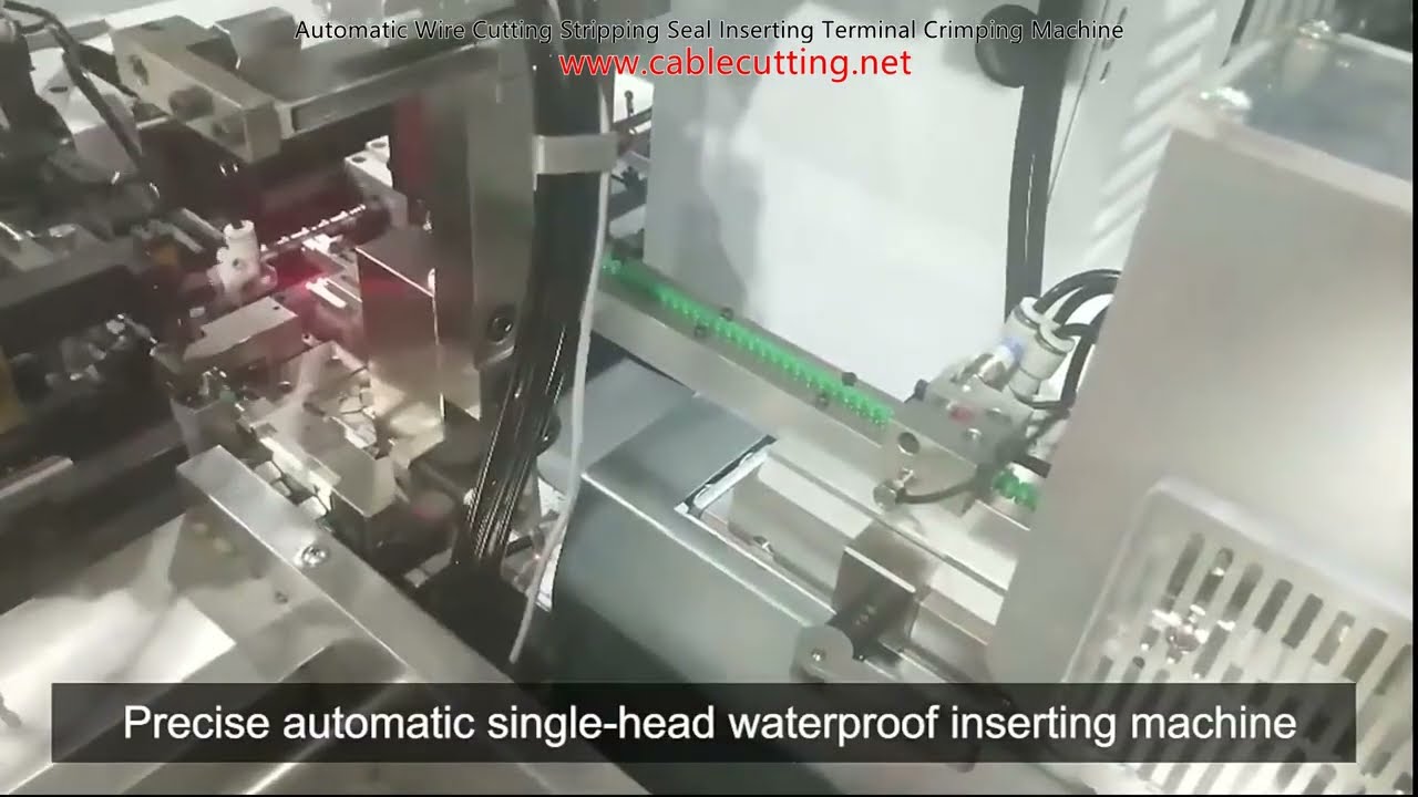 Automatic Wire Cutting Stripping Seal Inserting Terminal Crimping Machine